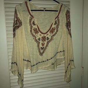 FREE PEOPLE BEIGE TOP
